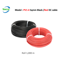 Model : PV1-4 Sqmm Black /Red DC cable Roll 1,000 m
