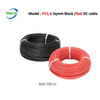 Model : PV1-6 Sqmm Black /Red DC cable Roll 100 m