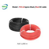 ตัวอย่าง  Model : PV1-6 Sqmm Black /Red DC cable. Roll 1,000 m