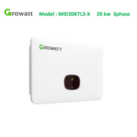 Growatt  Model : MID20KTL3-X     20 kw  3phase. 10 years warranty